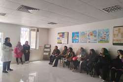 برگزاری جلسات آموزشی به مناسبت هفته اطلاع رسانی تیروئید در مراکز خدمات جامع سلامت شبکه بهداشت اسلامشهر